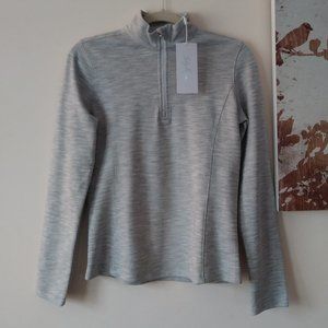 NWT Lady Hagen women's pullover 1/2 zip gray XS